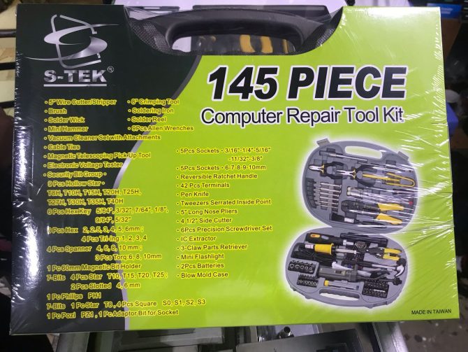145 Piece Computer Repair toolkit