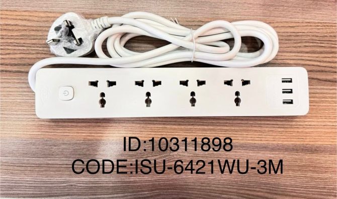 Itel ISU-6421WU 4way extensions with USB charging ports