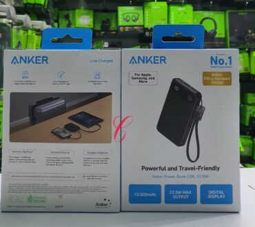 Anker 10,000mAh 22.5W ultra compact powerful and power bank with digital display